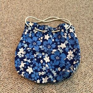 Limited Too Floral Blue and White Tote Bag. Y2K